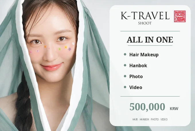 [1 Person] K-TRAVEL SHOOT Premium Hanbok Photo & Video Shoot product image